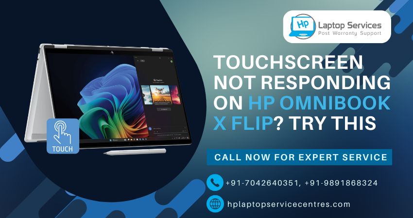 Touchscreen Not Responding on HP OmniBook X Flip