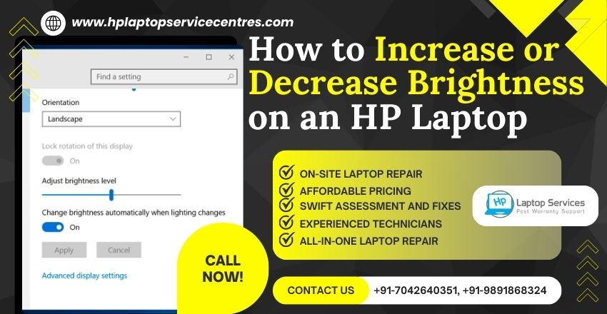 Increase or Decrease Brightness